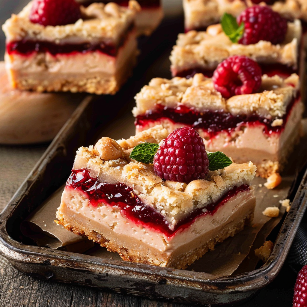 How to Make Peanut Butter and Jelly Cheesecake Bars at Home
