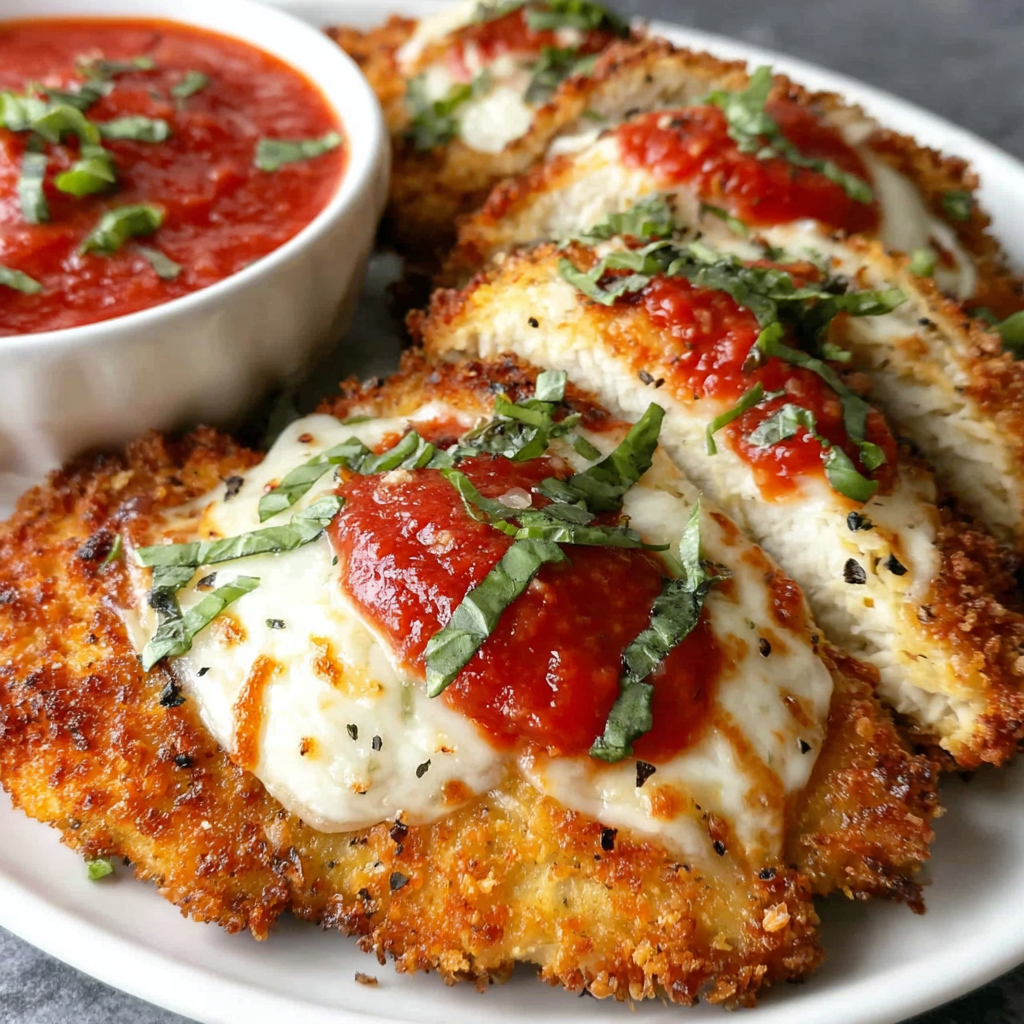 Air Fryer Chicken Parmesan for a Quick Dinner
