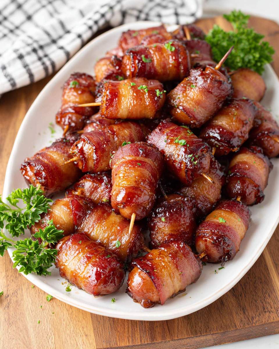 Bacon Wrapped Brown Sugar Smokies for Any Gathering