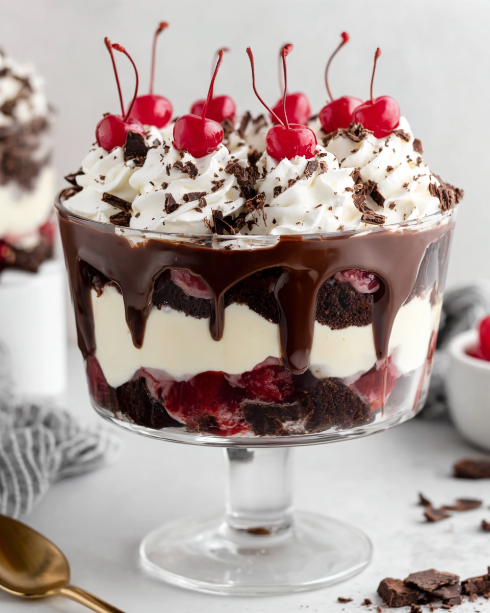 Christmas Black Forest Trifle – A Festive Delight