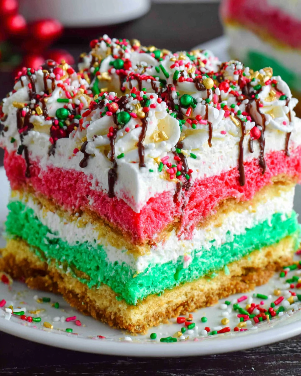 Christmas Cheesecake with Cranberry Jam and White Chocolate