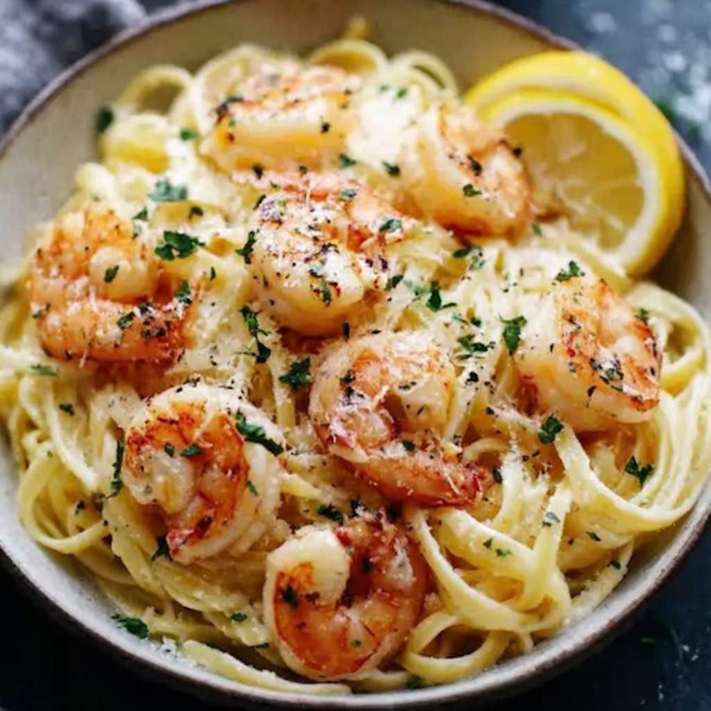 Creamy Lemon Shrimp Pasta That Delights Every Bite