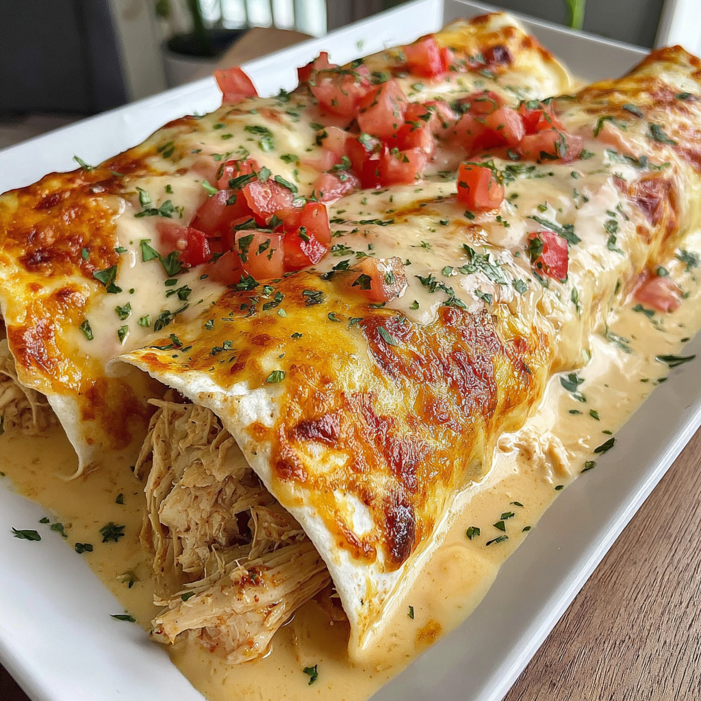Creamy Queso Chicken Enchiladas to Delight Your Palate