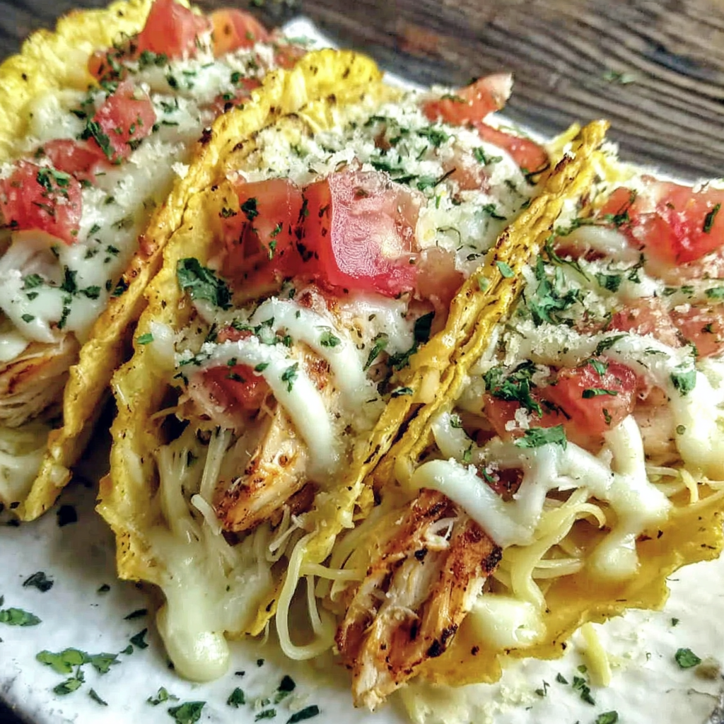 Delicious Chicken Alfredo Tacos for Easy Dinners