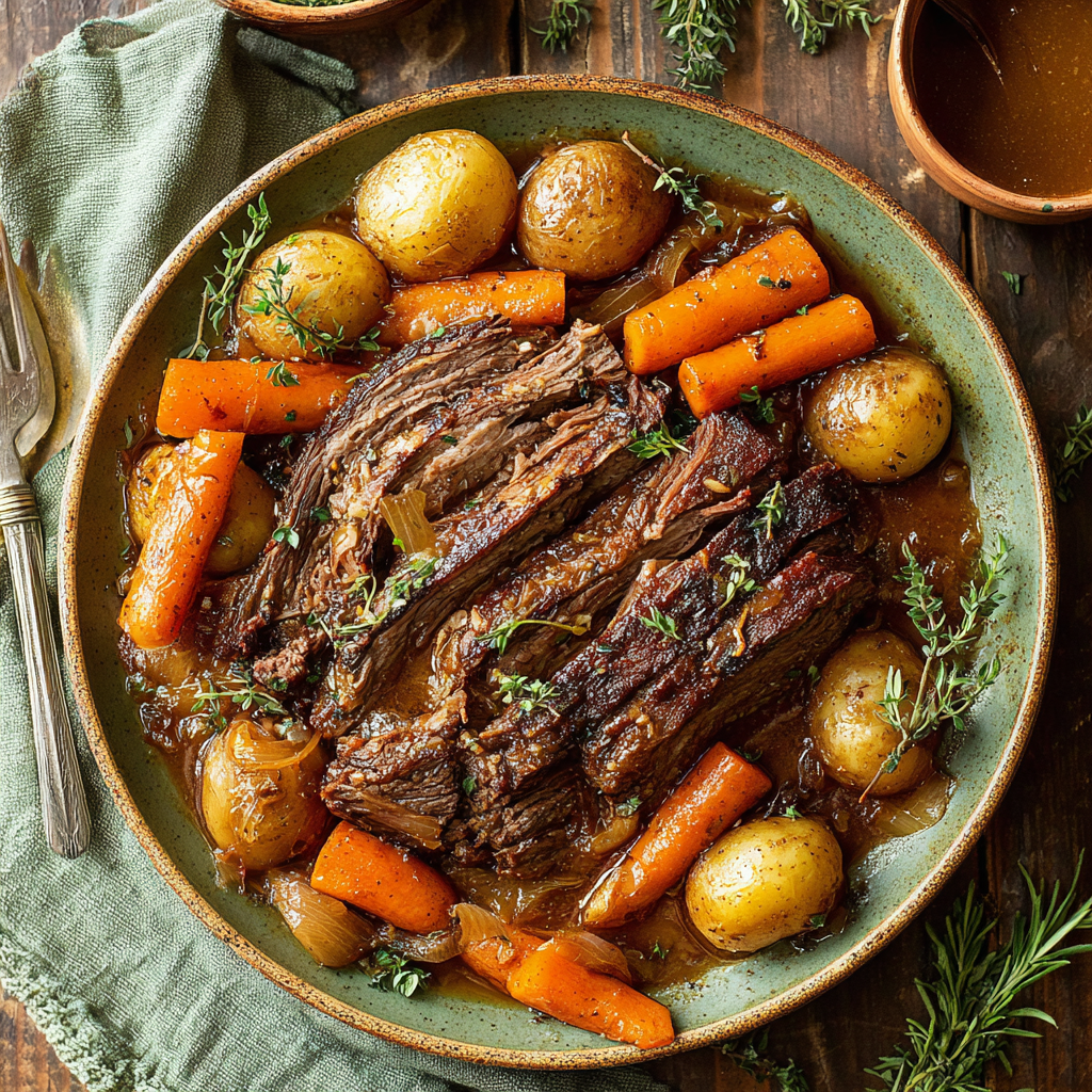Deliciously Simple Slow Cooker Pot Roast Recipe