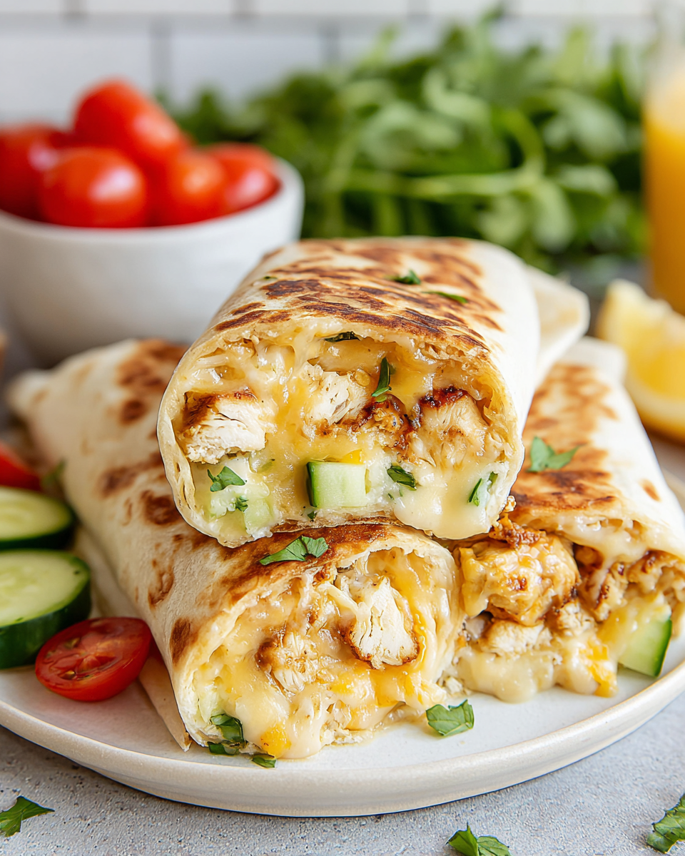 Cheesy Garlic Chicken Wraps: Your New Favorite Comfort Food