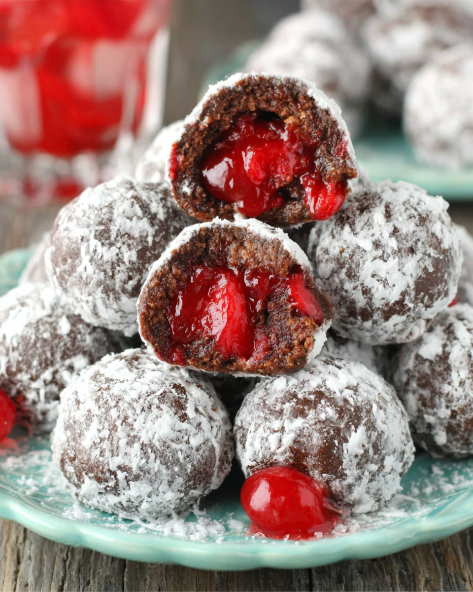 Chocolate Cherry Rum Balls: A Decadent Party Treat