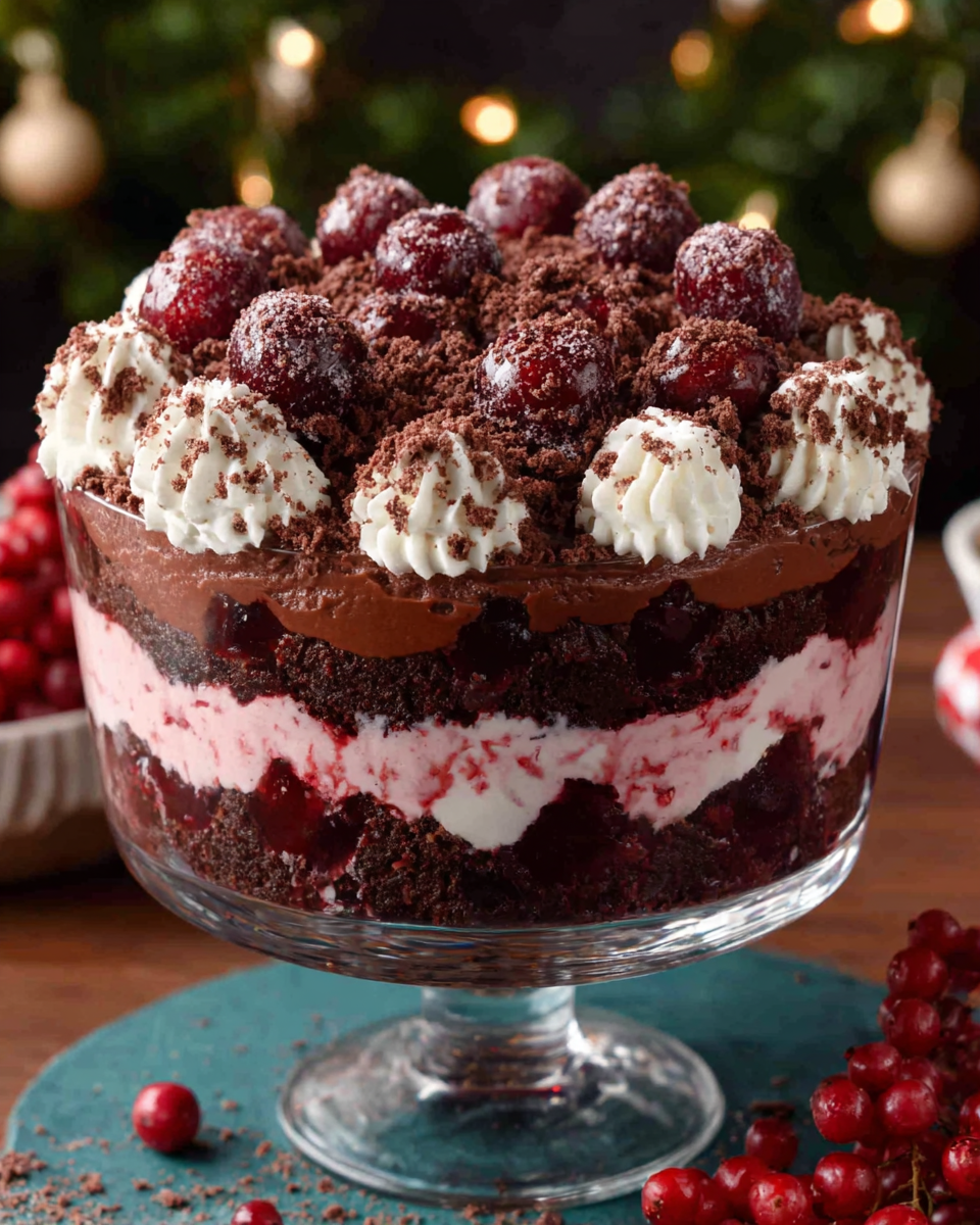 Christmas Black Forest Trifle – A Delightful Holiday Treat