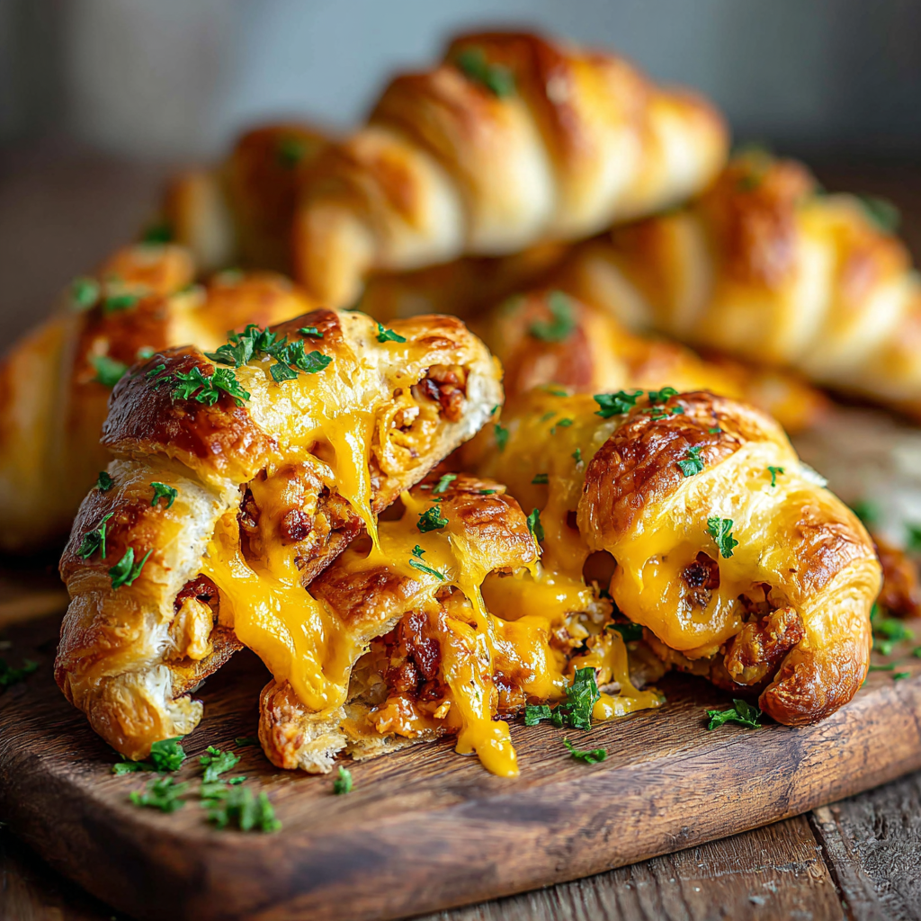 Delicious Cheesy Chicken Crescents for Family Meals