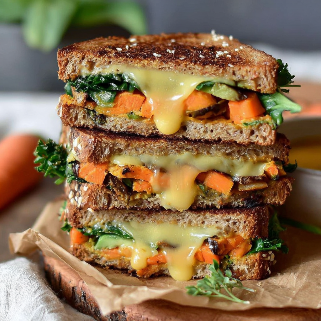 Savor the Flavor of a Veggie Grilled Cheese Sandwich