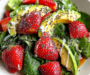 Bright and Refreshing Strawberry Avocado Spinach Salad