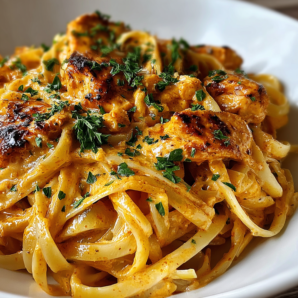 Savor the Flavor of Cowboy Butter Chicken Linguine